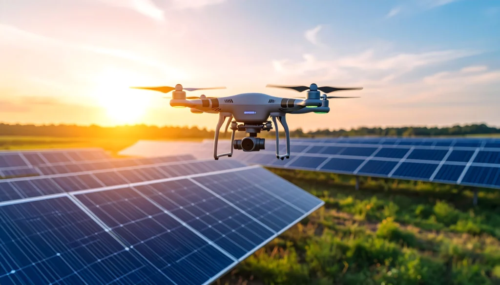 Drones Solar Farm Inspections