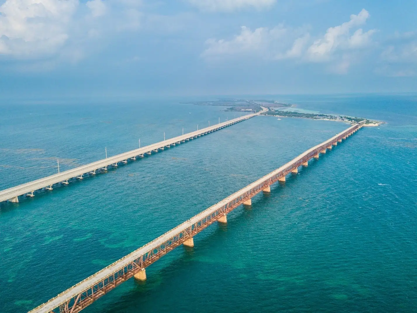 Aerial Florida keys bridges_Government drone consulting