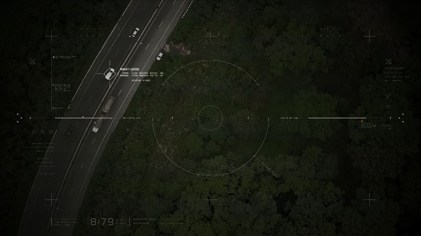 reconnaissance drone monitoring highway